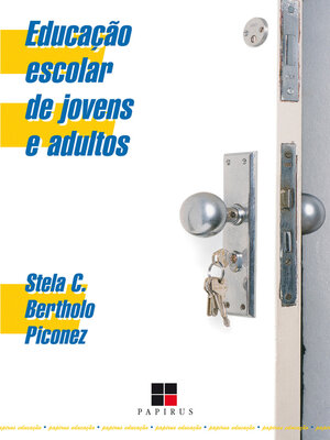cover image of Educação escolar de jovens e adultos